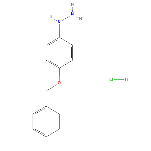 4-苄氧基苯肼盐酸盐 chemical structure of 52068-30-1 FT-0600018