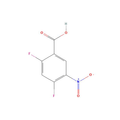 2,4-二氟-5-硝基苯甲酸 chemical structure of 153775-33-8 FT-0650730
