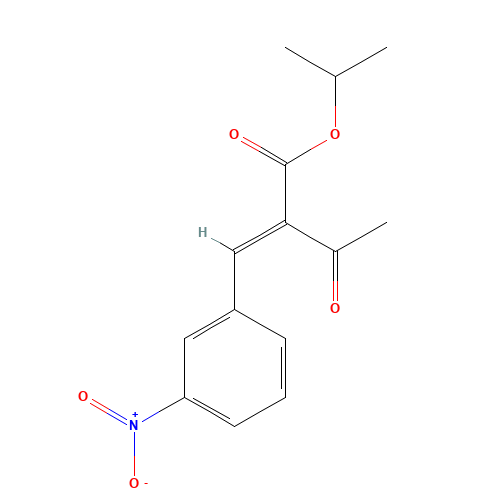 2-(3-硝基亚苄基)乙酰乙酸异丙酯 chemical structure of 39562-25-9 FT-0652405