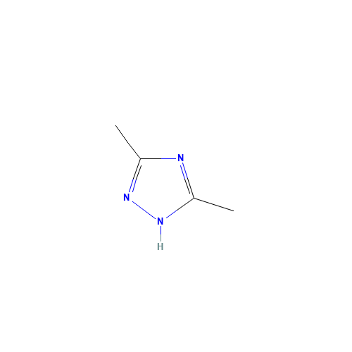 3,5-二甲基-1,2,4-三唑 chemical structure of 7343-34-2 FT-0656537