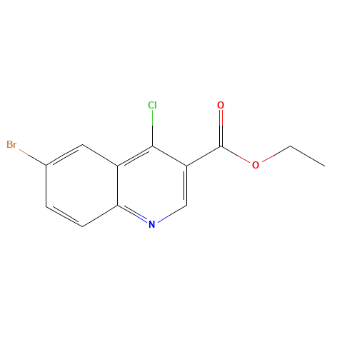 6-溴-4-氯-3-喹啉羧酸乙酯 chemical structure of 206257-39-8 FT-0680503