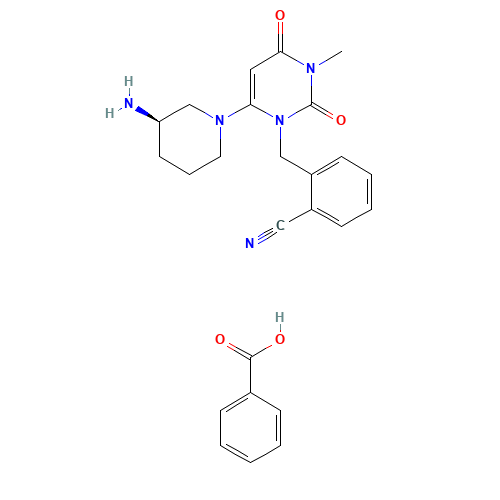 苯甲酸阿格列汀 chemical structure of 850649-62-6 FT-0686730