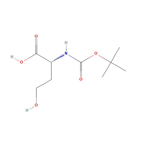 Boc-D-高丝氨酸 chemical structure of 67198-87-2 FT-0687317