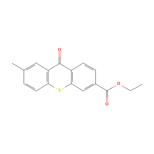 ethyl 7-methyl-9-oxo-9H-thioxanthene-3-carboxylate chemical structure of 77084-52-7 FT-0696876